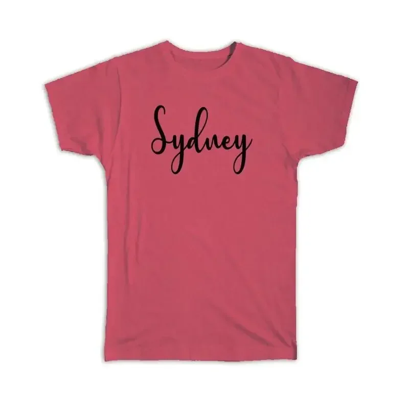 Sydney Caligraphy Australia Travel Souvenir Country T shirt