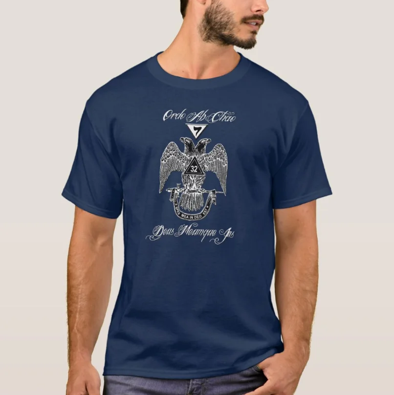 Freemason Scottish Rite Double Headed Eagle T-Shirt New 100% Cotton O-Neck Summer Short Sleeve Casual Mens T-shirt Size S-3XL