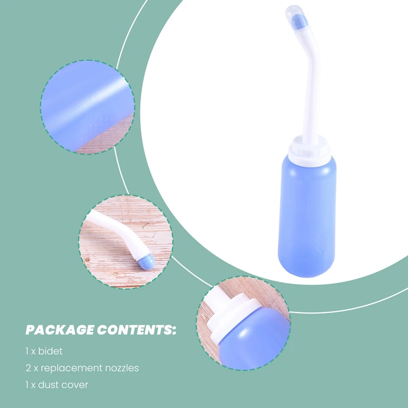 Handheld Washing Pregnant Sprayer Bidet Portable Long Nozzle Baby 500Ml Large Capacity Toilet Travel Personal Cleaner