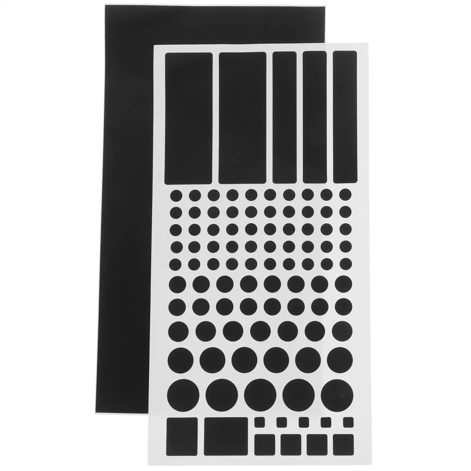 

2 Sheets Electric Tape Black LED Light Shielding Sticker Blocking Stickers Shade Dimming Blackout Router Shading