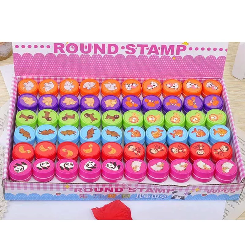 36/60PCS Assorted Stamps for Kids Self-Ink Stamps for Party Favor, Teacher Stamps, Kids Treasure Box