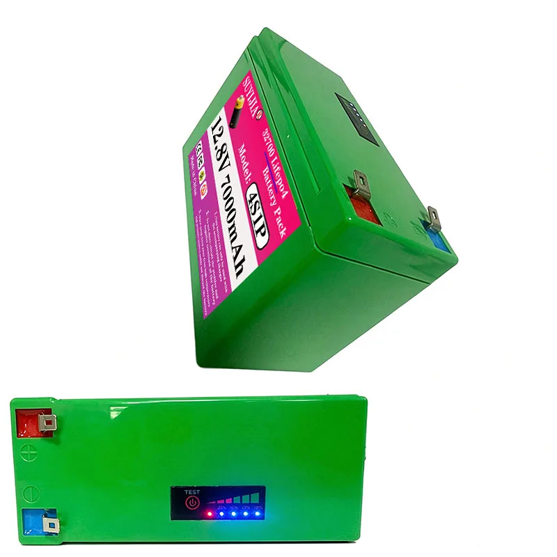 Original 32700 4S1P 12.8V 7Ah Lifepo4 Battery Pack with 4S Balanced BMS for Electric Boats and Uninterruptible Power Supplies