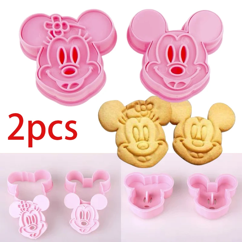 ميكي ميني الكرتون 3D قالب البسكويت DIY الخبز البسكويت كعكة الأرز والخضروات لفة قالب البطيخ هدية عيد الميلاد #3