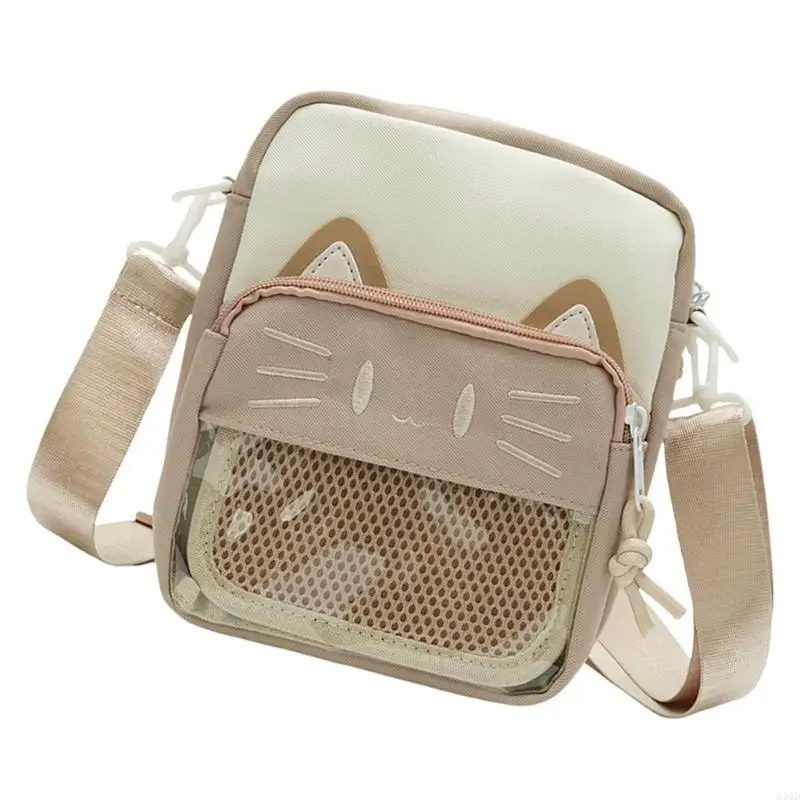 Borsa a tracolla harajuku 340d Clear Clear Itabag Borsa a traversa per gatti BASSE PELLE PELLA GIANSEGGIO Giappone per ogni