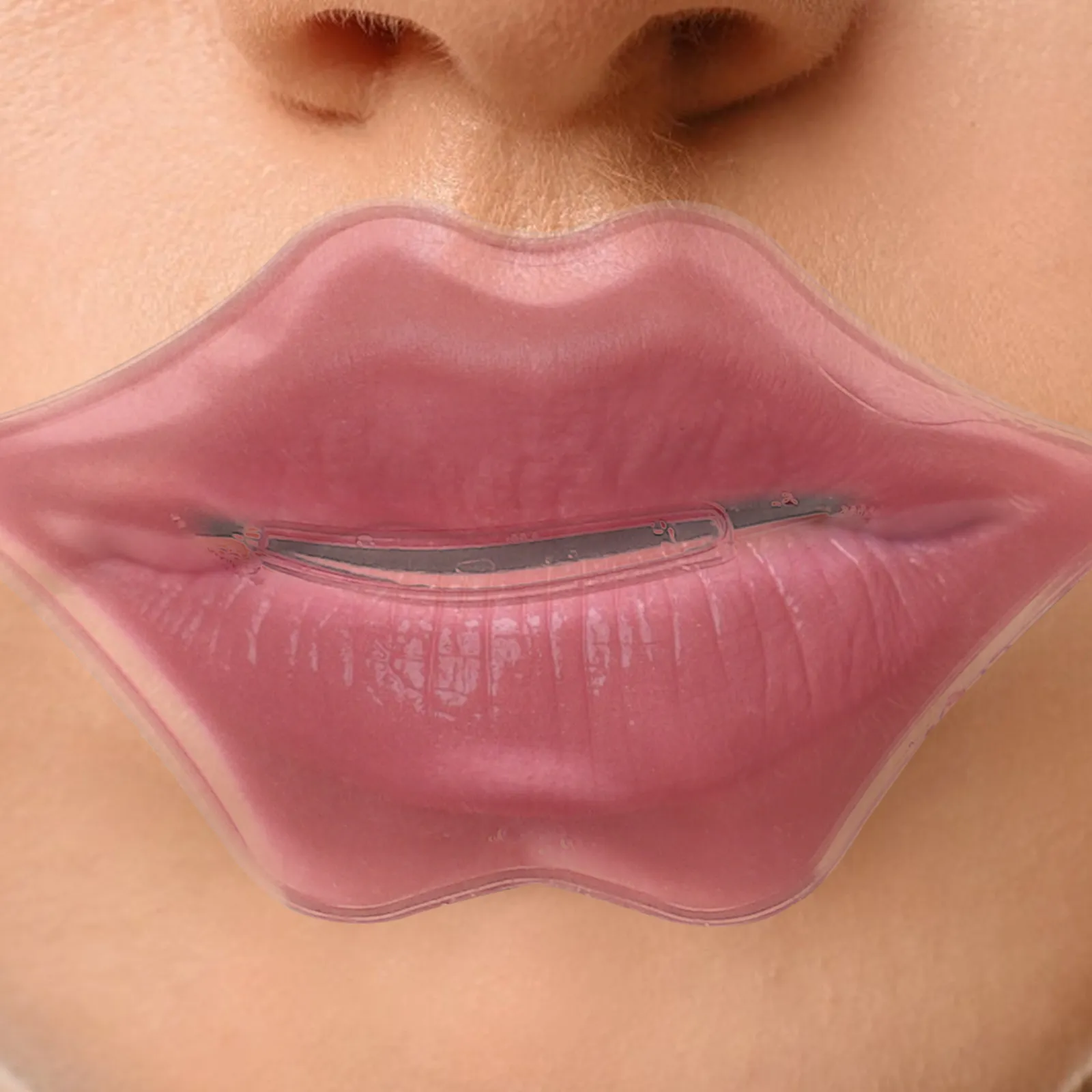 20Pcs Hydrating Lip Mask Patches Collagen Infused Crystal Design for Smoothing Fine Lines Moisturizing Plumping Lips Overnight