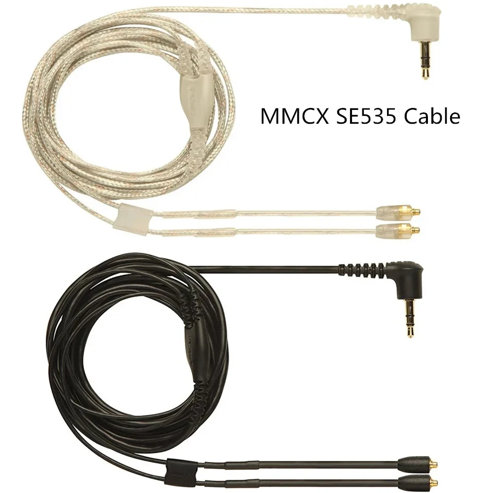 MMCX SE535 Original Upgrade Silver Plated Cable Detachable Wire for Shure SE215 SE315 SE846 UE900 Earphone for iPhone Android