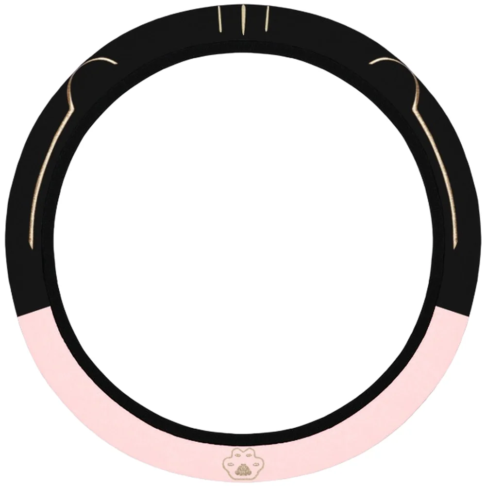 

Plush Cover Non-Slip Cover 38cm Diameter Steering Wheel Cover 38cm Diameter Compatibility Comfortable Grip Cover