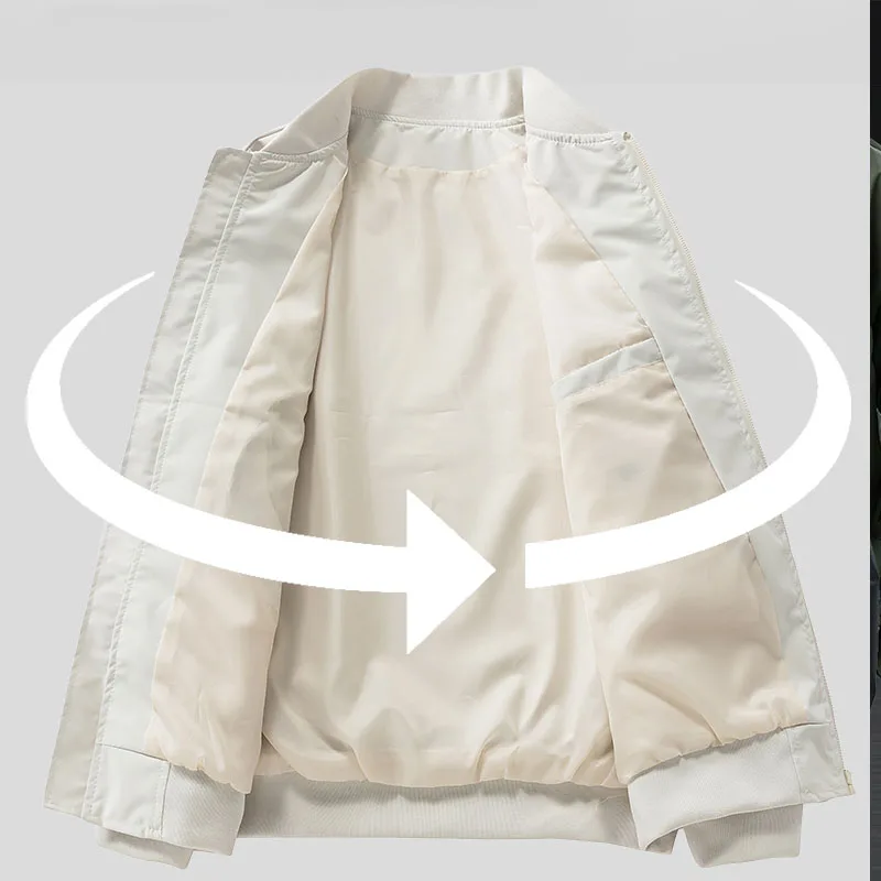 الرجال سترة جديدة البيسبول طوق الخريف الأمريكية سترة واقية غير رسمية في الهواء الطلق البضائع مقاوم للماء منفذها التخييم معطف للرياضة #2