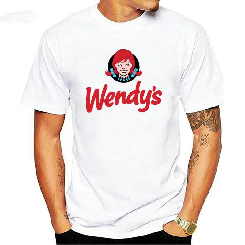 New Wendys Fast Food Restaurant Logo Men'S T Shirt Fast Food Logo Men'S Restaurant Wendys