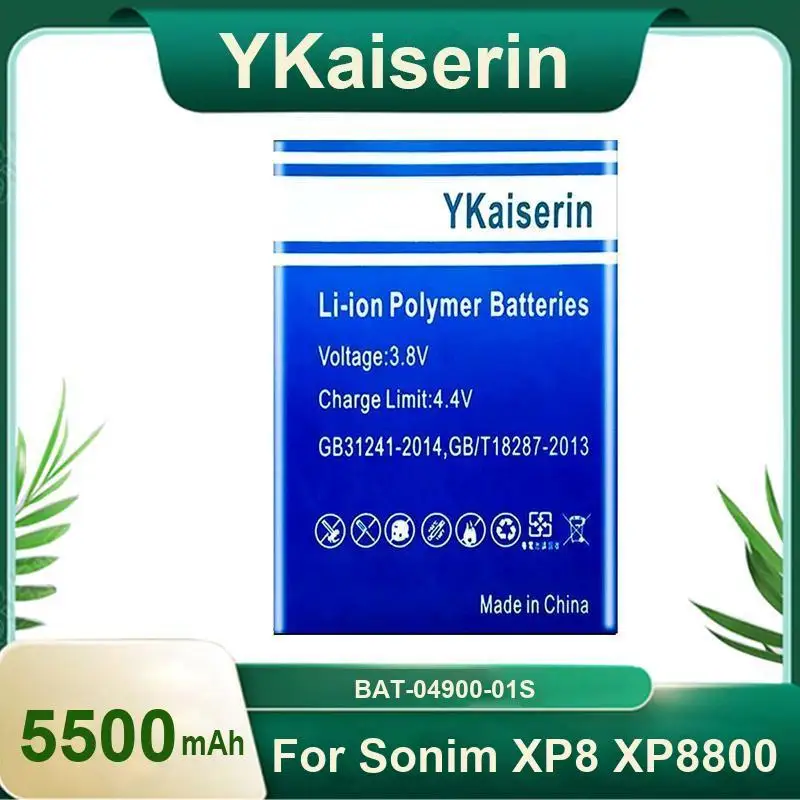 

Mobile Phone Battery For Sonim XP8 XP8800 Environmentally Friendly Bat-04900-01S 5500Mah Safe And Reliable