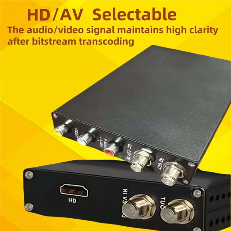 Передатчик ABMF-TV, диапазон сквозных стен, 50 м, эффективная передача для домашнего телевизора, вилка стандарта США