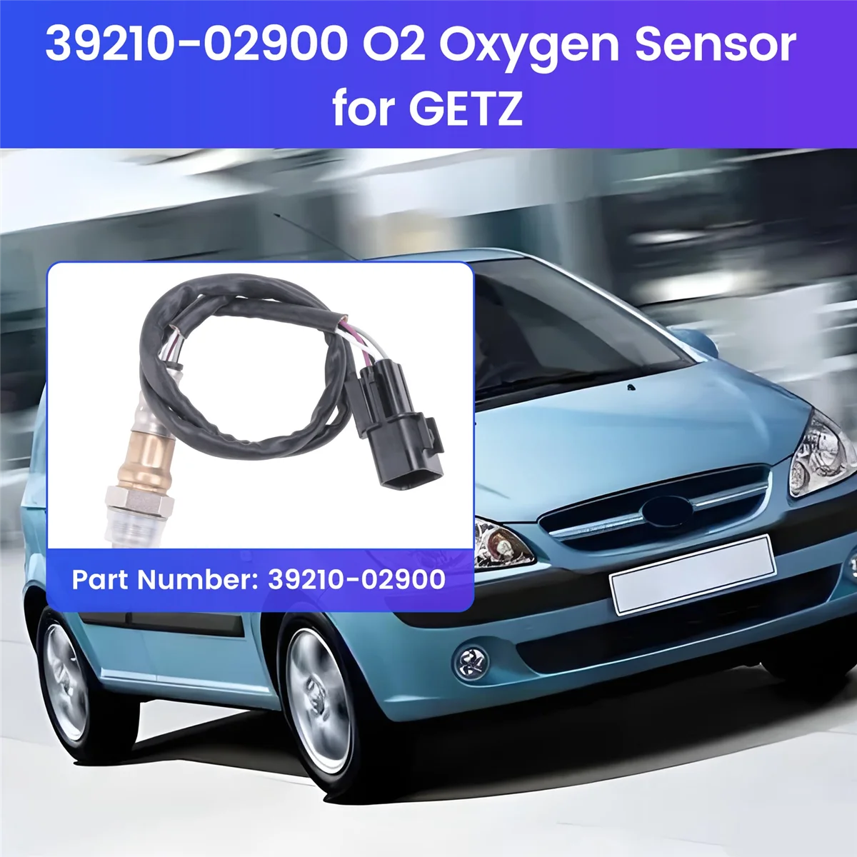 N32R_39210-02900 O2 Oxygen Sensor for Hyundai GETZ ELANTRA I10 I20 I30 Ix20 KIA CARENS PRO CEE'D 1.1-1.6 2002-06 3921002900