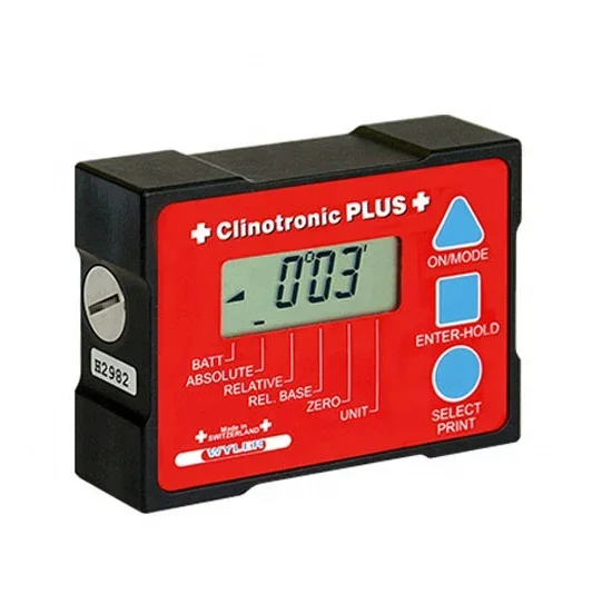 Inclinometer Clinotronic PLUS XG45 Digital Electronic Level Machine Tool Calibration Ground Full Angle Measurement Tools
