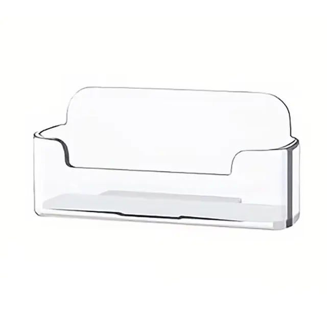 Transparent Plastic Business Card Holder, Acrylic Business Card Display Stand, 30-40 Business Cards 3