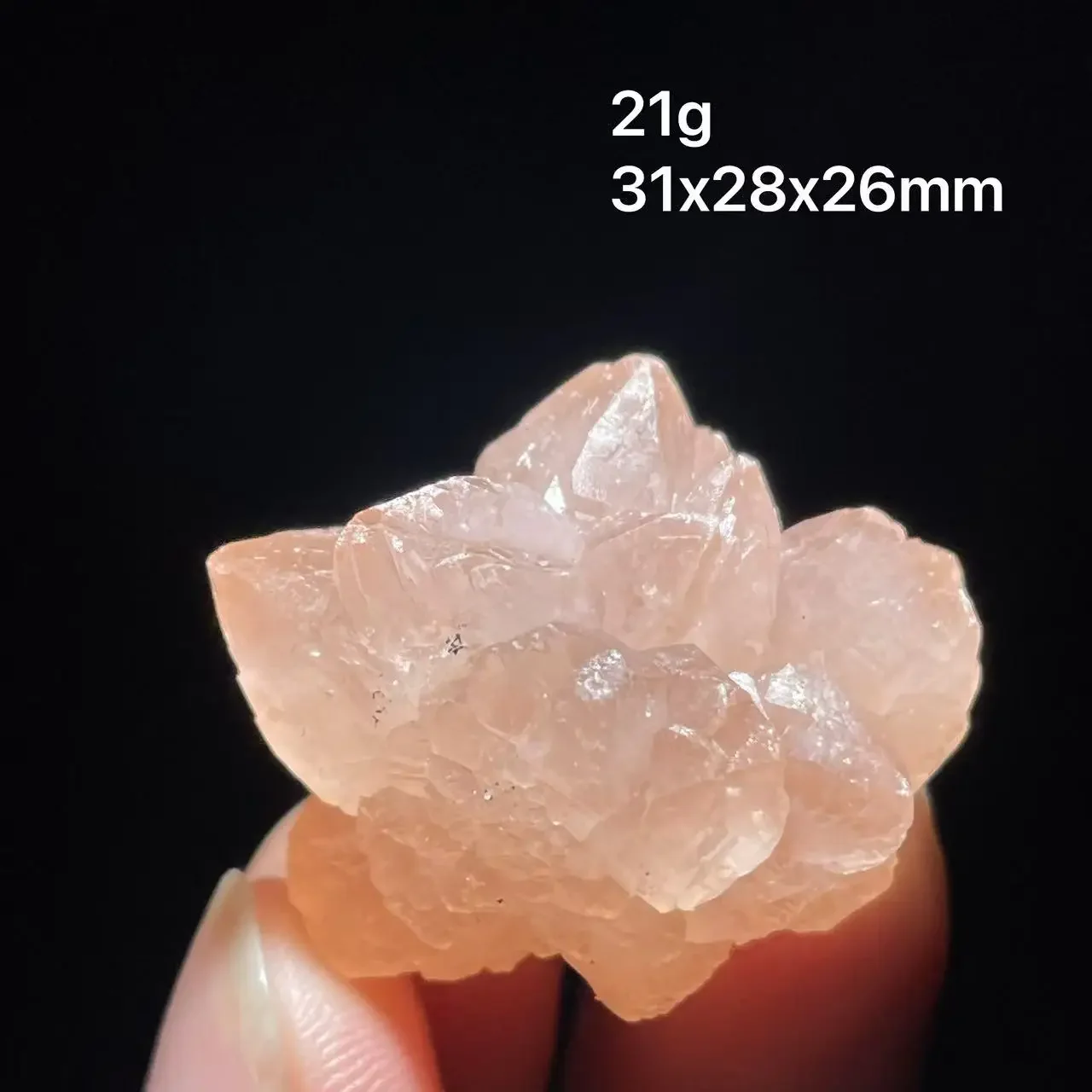 100% natural rose quartz Nirvana crystal backbone mineral specimen from Madagascar