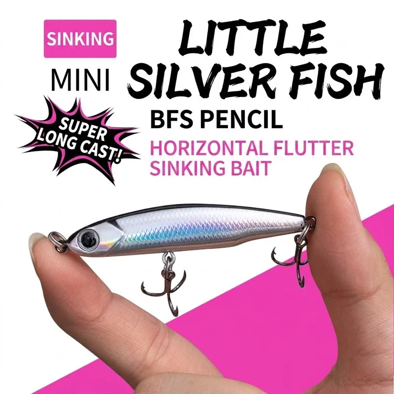 Leurres de pêche micro-affleurants, mini-appâts flottants ultralégers pour la pêche à la truite, au crappie et au bar finesse
