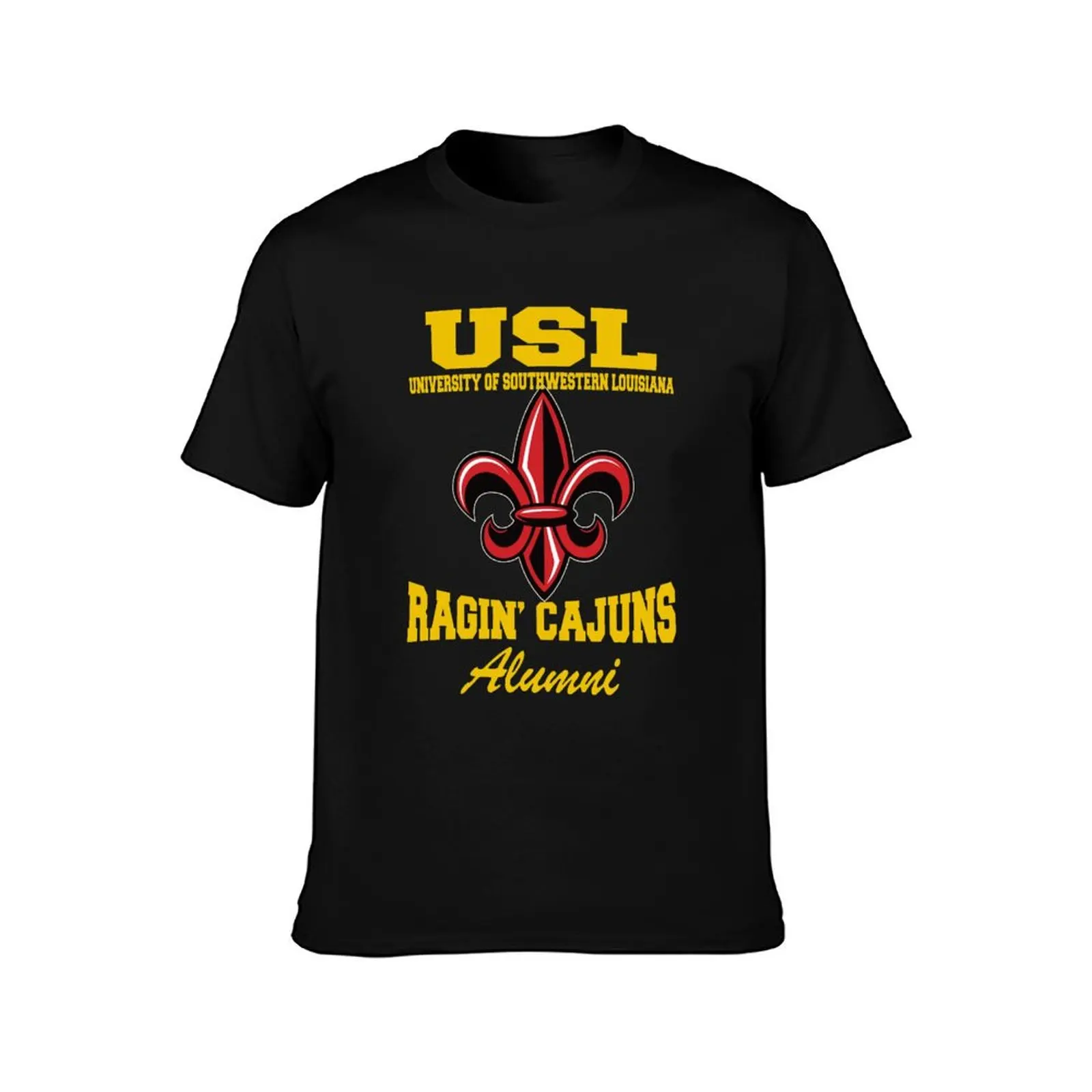 Usl University of Southwestern Louisiana Ragin Cajuns Alumni t shirt bundle shirt extender t shirt mockup Husband gif T-Shirt