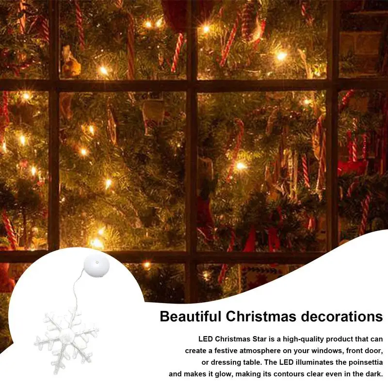 Christmas Window Silhouette Lights Lighted Wire Window Decoration Battery Operated Adorable With Suction Cup Window Silhouette