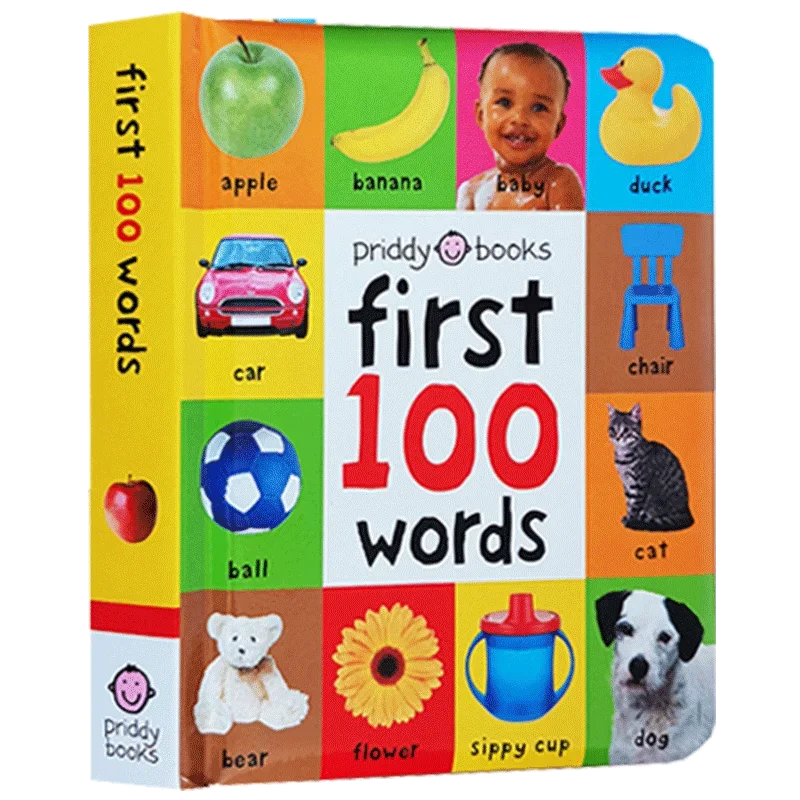 First 100 Words, Baby Children's books aged 1 2 3, English picture Board book, 9780312510787