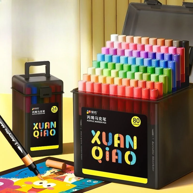 

Premium Oil Based Art Marker Pen Set for Students Anime Costume Designer