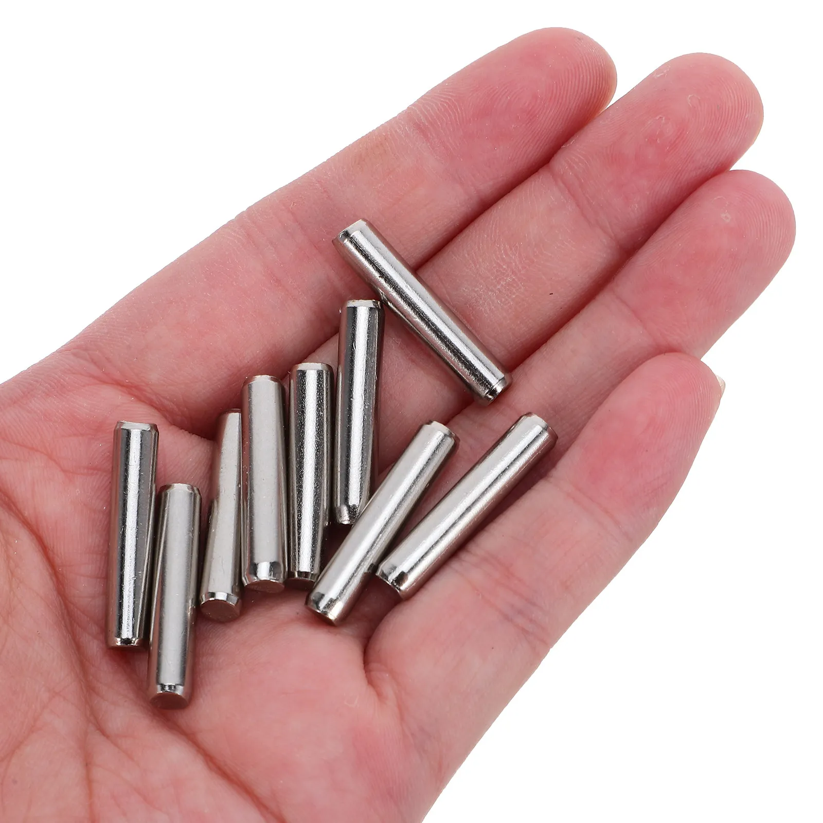 50Pcs Metal Shelf Pins Cylindrical Dowel Pin for Cabinet Shelf Support Bookshelf Pegs Bunk Bed Furniture Repair Replacement