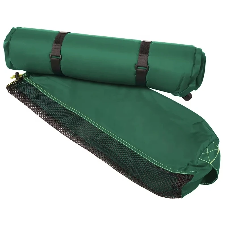 Outdoor Polyester Fibermaterial Camping Mat Self Inflatable Insulated Sleep Camping Mat