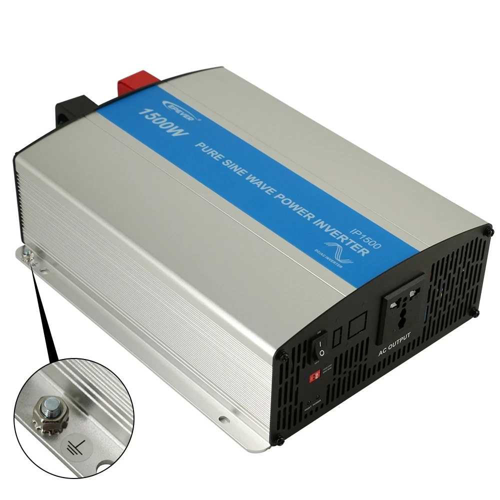 EPever 1500W Inverter a onda sinusoidale pura 12V/24V ingresso 110VAC 120VAC 220VAC 230VAC uscita 50HZ 60HZ convertitore ad alta efficienza IP1500