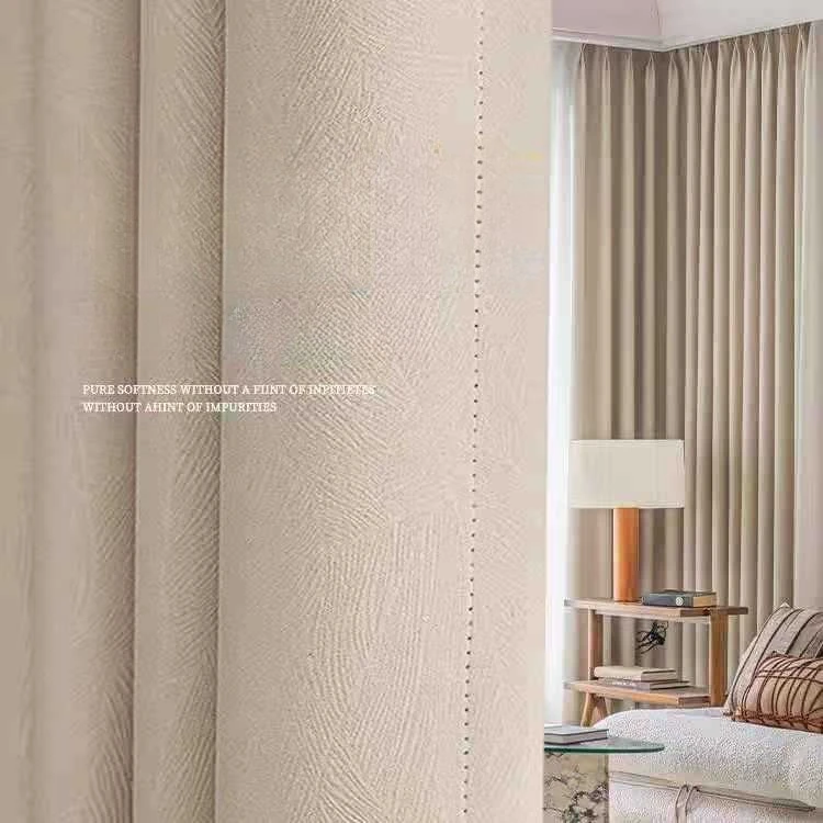 

Black Gold Flower Blackout Curtains Modern Simple Living Room Bedroom Homestay Sunshade Insulation Finished Curtains