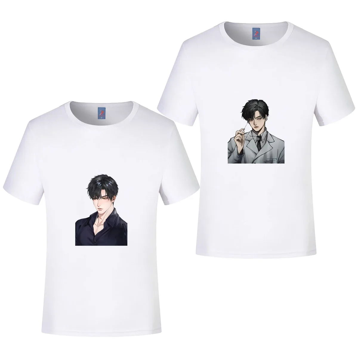 Love and Deepspace T-shirt Anime Game Figure Zayne Men Women Summer Fashion Short-sleeved Streetswear Tops