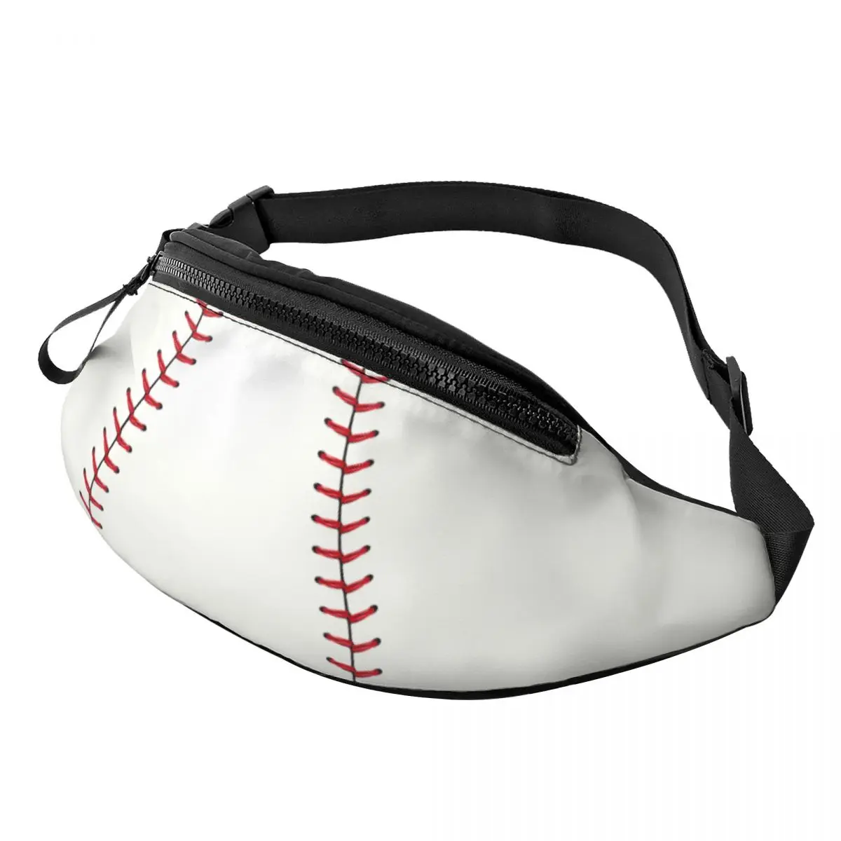 

Cool Softball Baseball Lace Fanny Pack for Traveling Men Women Crossbody Waist Bag Phone Money Pouch