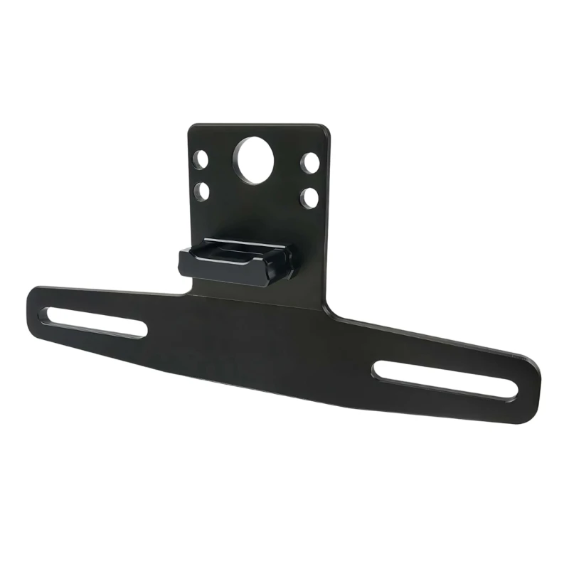 Aluminum License Plate Bracket With Light For RVs Truck Boat Motorcycle Universal Night Visibility License Plate Holder
