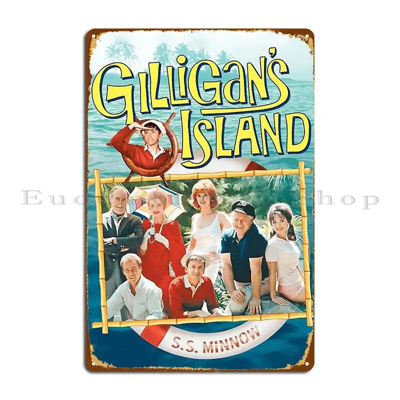 Gilligan S For Fans Metal Plaque Poster Wall Plaque Create Designing Club Pub Mural Tin Sign Poster