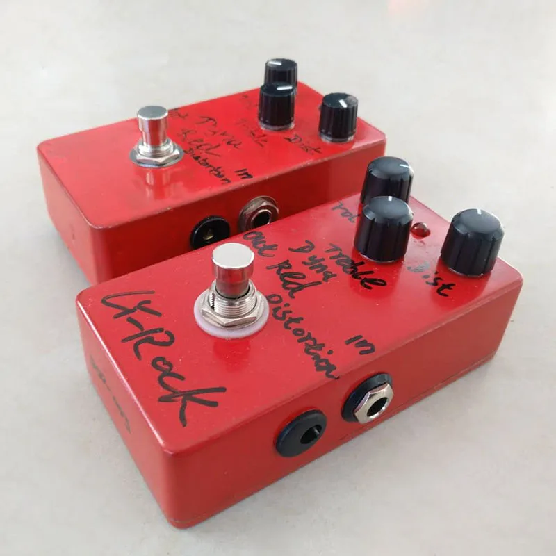 Ly rock roten verzerrung pedal effektor reine manuelle effektor true original klon