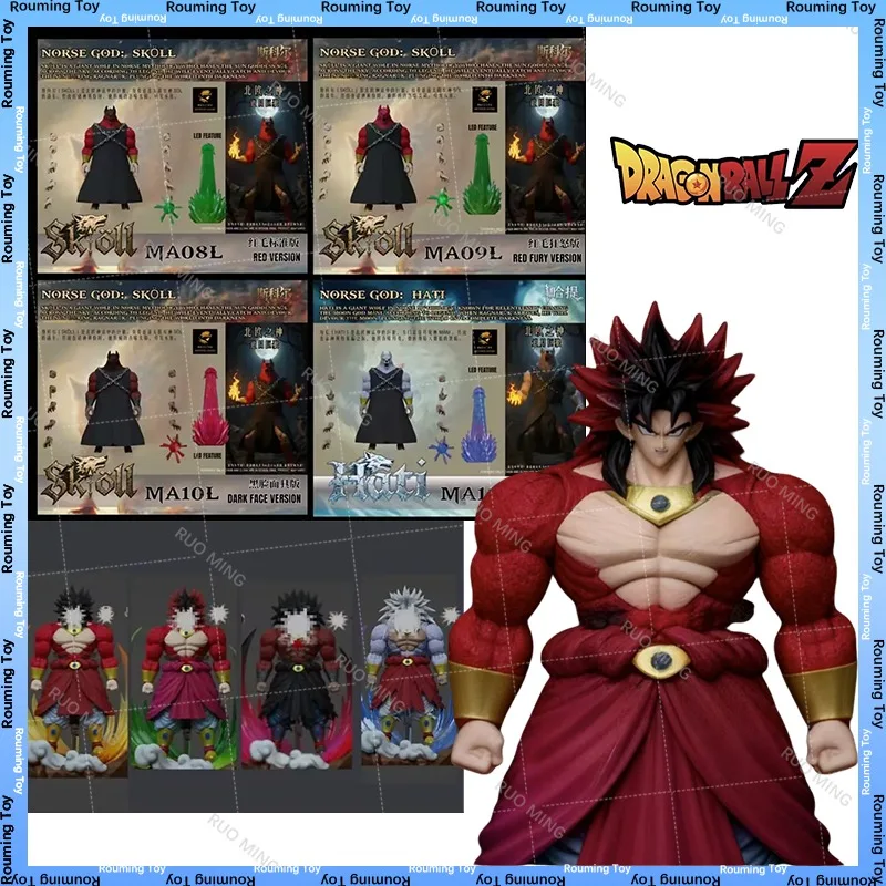 Novo modelo kong mito dimensional 1/12 broly figura de ação besta deus super saiyan anime figura dragon ball estatueta modelo estátua