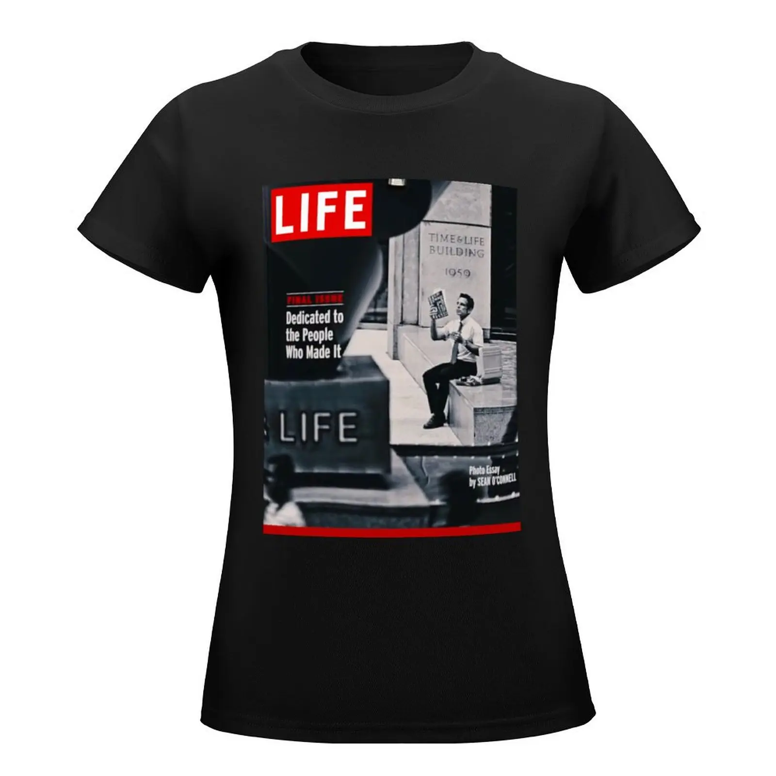 Walter Mitty LIFE Cover| Perfect Gift T-Shirt Female clothing funny summer top Woman T-shirts