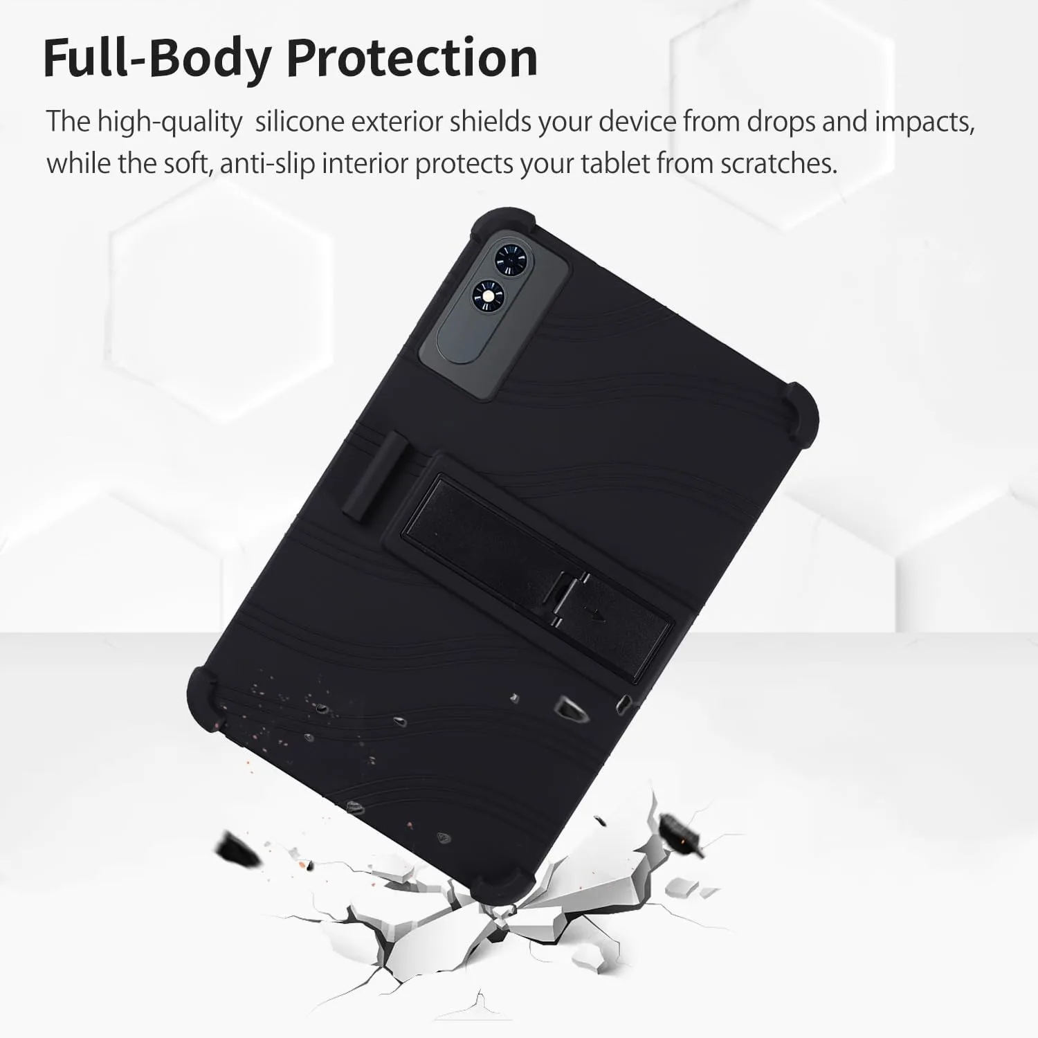 Soft Shockproof Protective Funda for BMAX MaxPad I14 13.4" Tablet Case Pencil Holder Silicone Cover with Foldable Kickstand - view 5