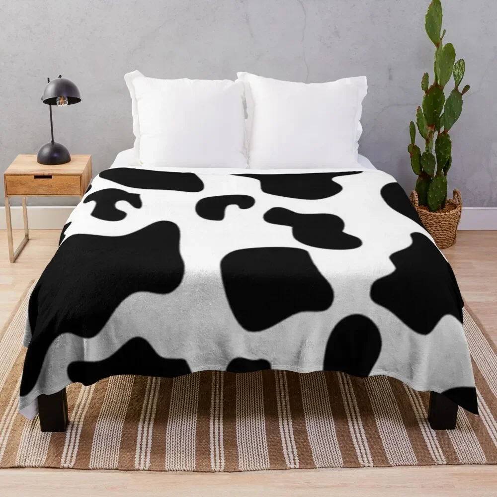 

Cow Spots Throw Blanket Stuffeds wednesday Camping Blankets