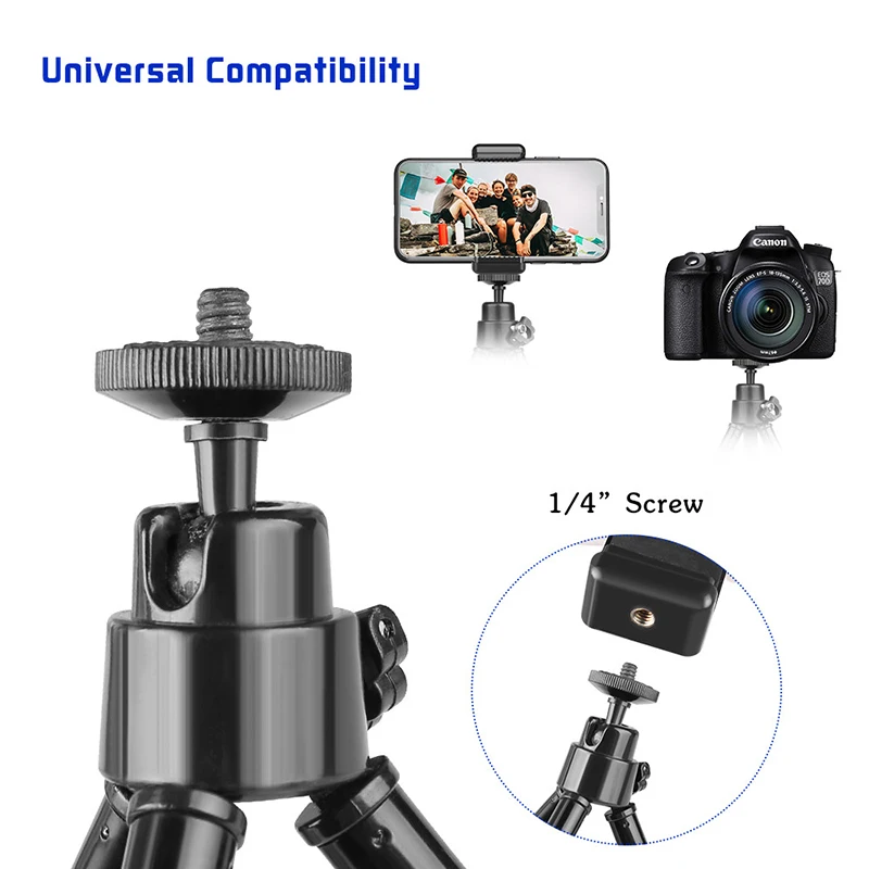 Table Tripod for Phone Smartphone Mini Tripod for IPhone Tripe for Mobile Camera Tripode Stand with Cell Phone Holder Clip