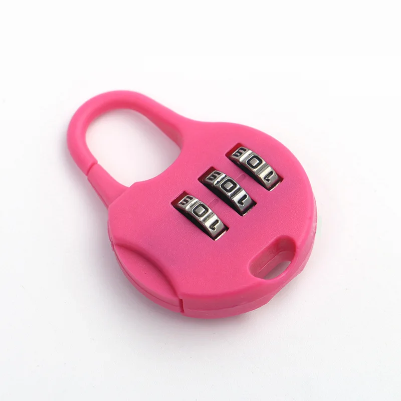 Plastic Password Padlock Pen Box Lock Luggage Bag Luggage Mini Small Lock Household Drawer Lock Card Holder Wallet Lock Travel