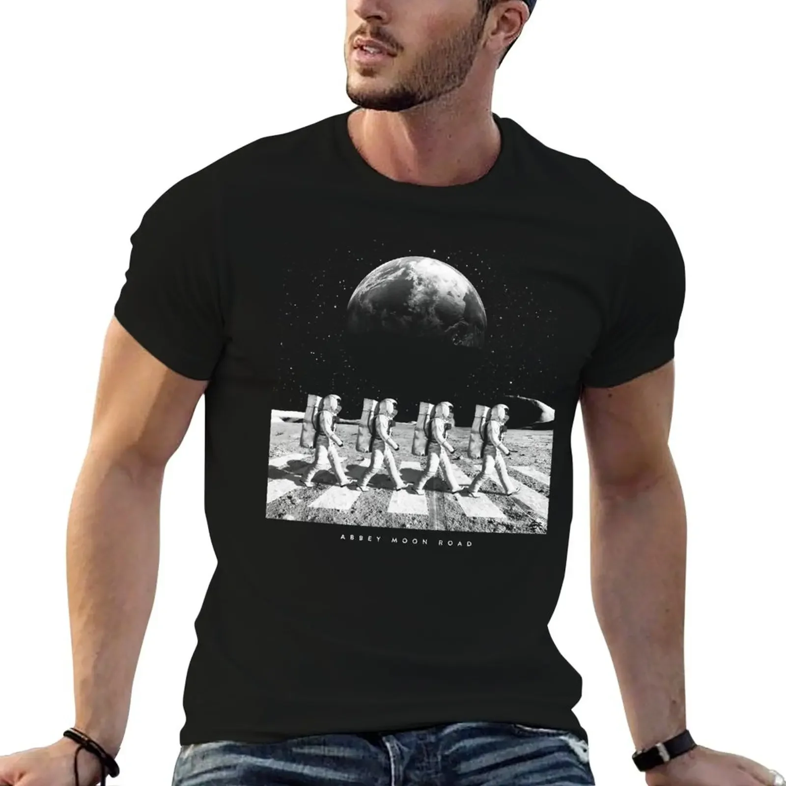 

Abbey Moon Road T-Shirt Kawaii Clothes Shirts Graphic Tees Aesthetic Clothes Blouse Plain Black T Shirts Men Oversized T Shirt