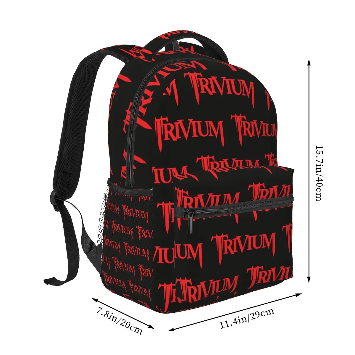 Band Rock Trivium Shogun Album Backpacks Boys Girls Bookbag Children School Bags Cartoon Rucksack Shoulder Bag Large Capacity