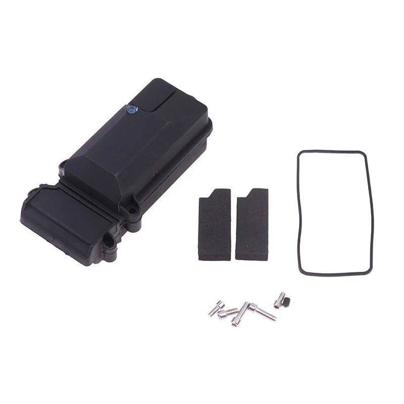 Plastic Waterproof RC Car Radio Device Receiver Box for 1/10 Axial SCX10 90046 D90 TRX-4 RC Crawler Car