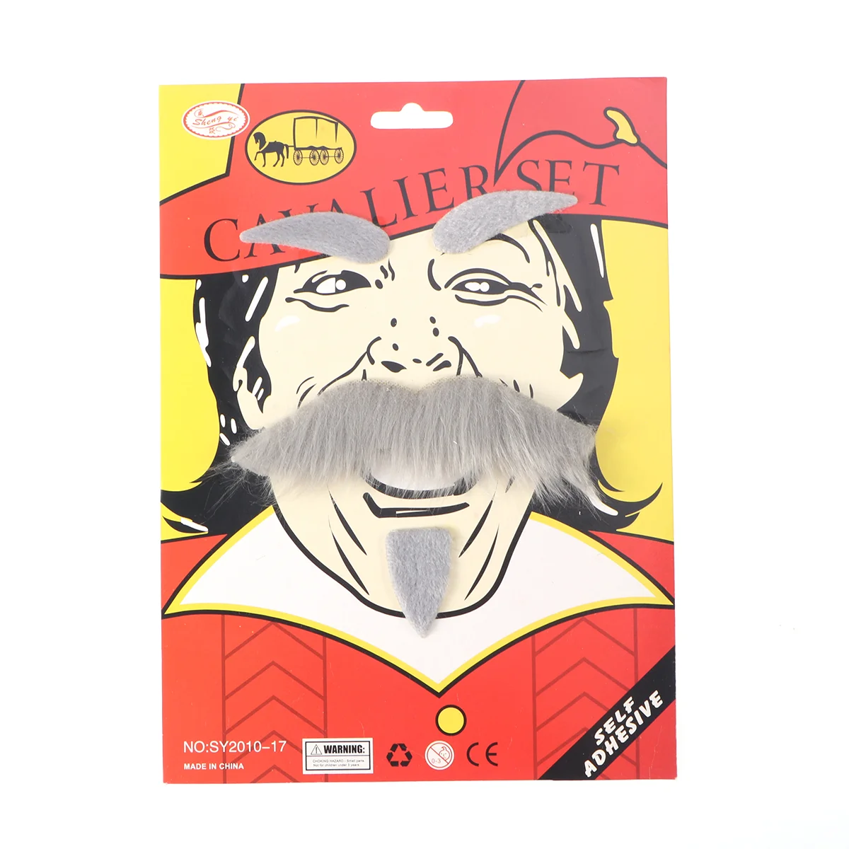 Fausses Barbes et Moustache pour Homme, Costumes d'Halloween Réalistes, Accessoires de ix