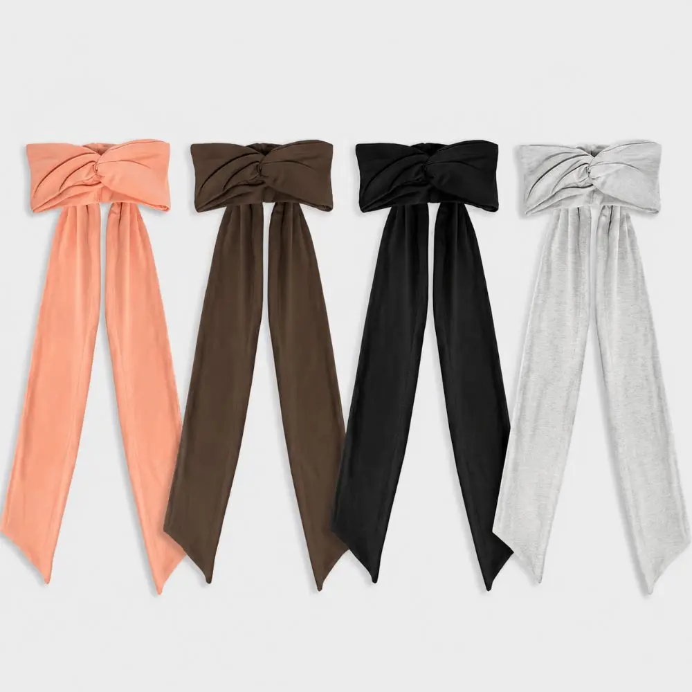 Fashion 2 In 1 Heatless Curls Headband Soft No Heat Overnight Hair Curler Long Ribbon Hair Styling Tool for Women