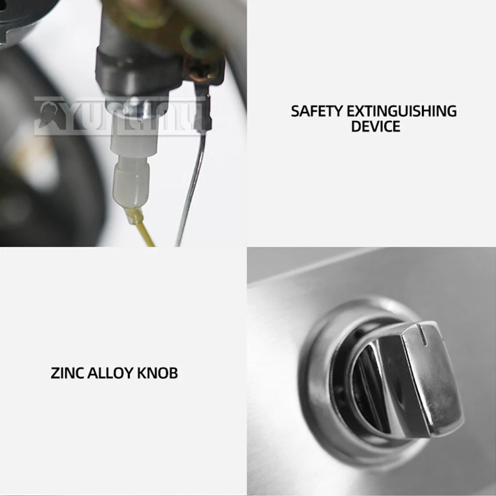 주방용 이중 가스레인지 가정용 탁상형 쿡탑 가스레인지 스테인리스 스틸 가스레인지