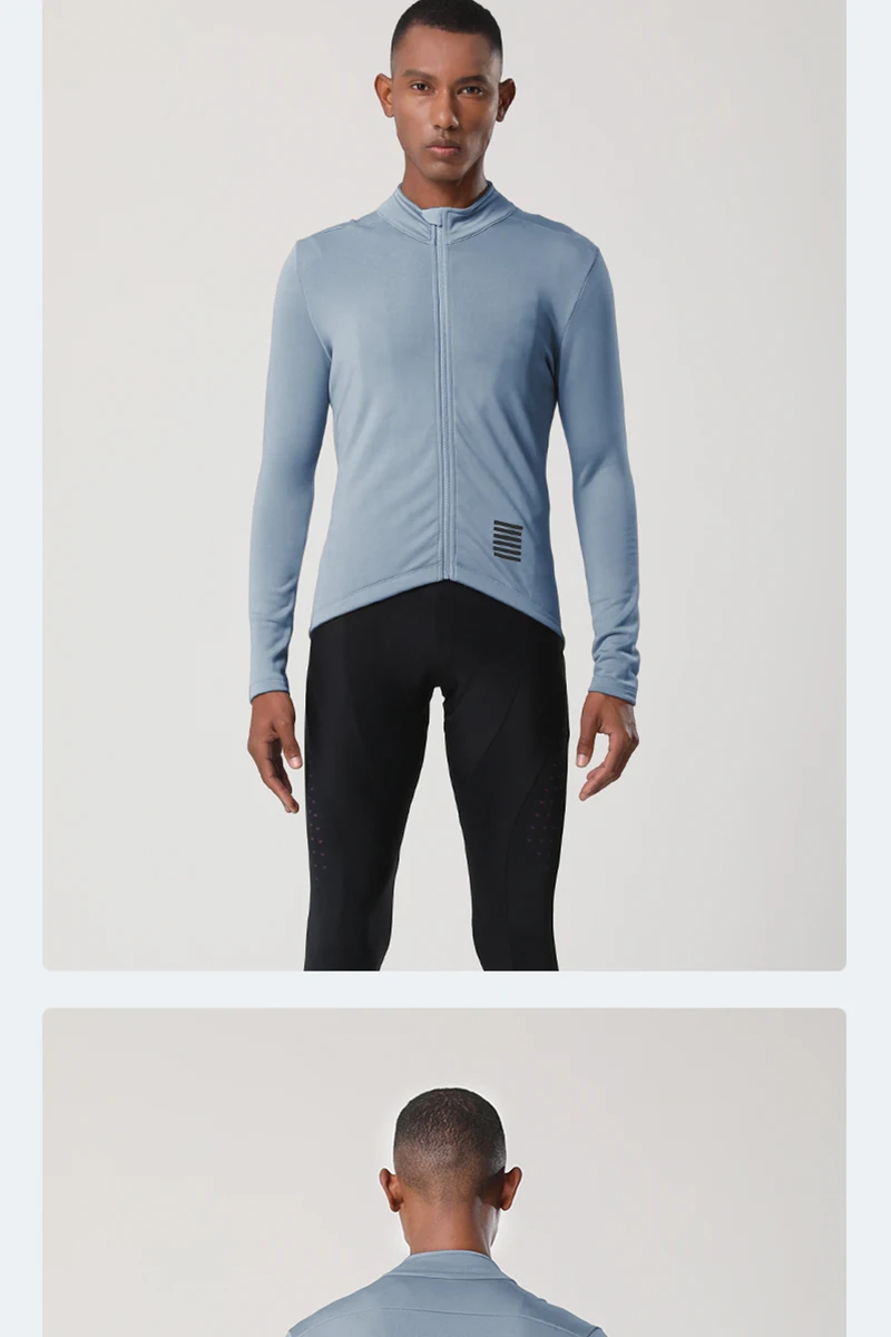 YKYWBIKE Männer Winter Thermo Fleece Langarm Männer Jacke MTB Fahrrad Mantel Pro Top Radfahren Jersey Ciclismo Fahrrad Kleidung 5 farbe – Detail 21