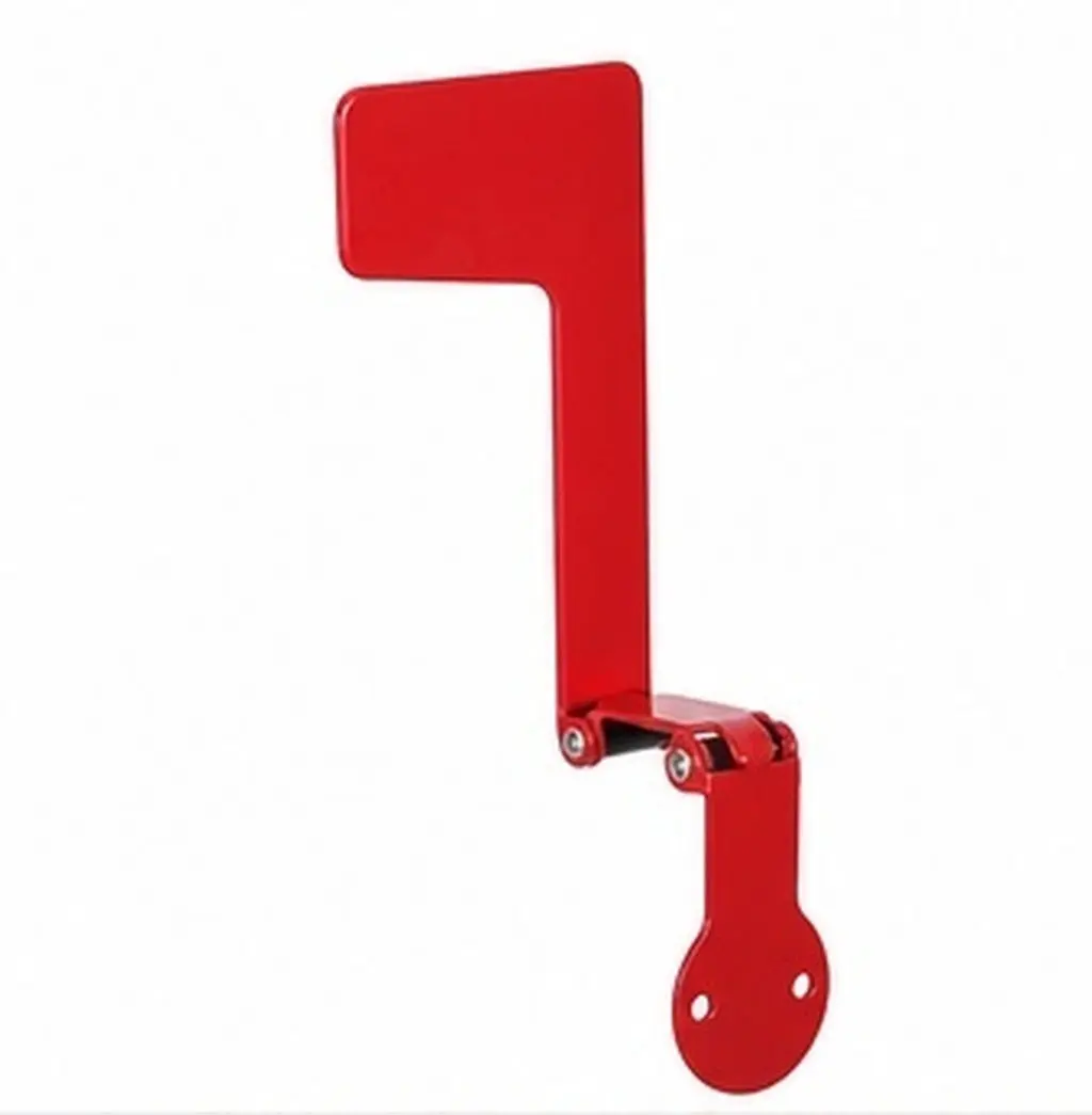 Universal Red Mailbox Flag Replacement Metal Heavy Duty Outdoor Mail Carrier Signal Flag Kit Decorative Mailbox Accessory