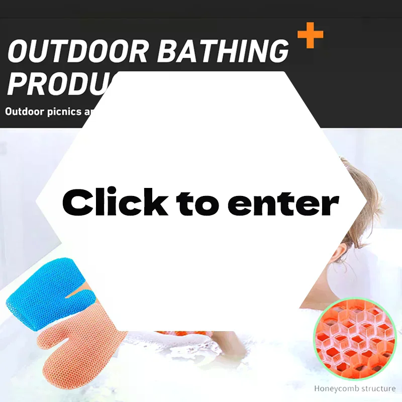

Exfoliating Shower Glove With Colorful Honeycomb Weave And TPU High Elasticity Antibacterial Material Gentle Safe And Durable