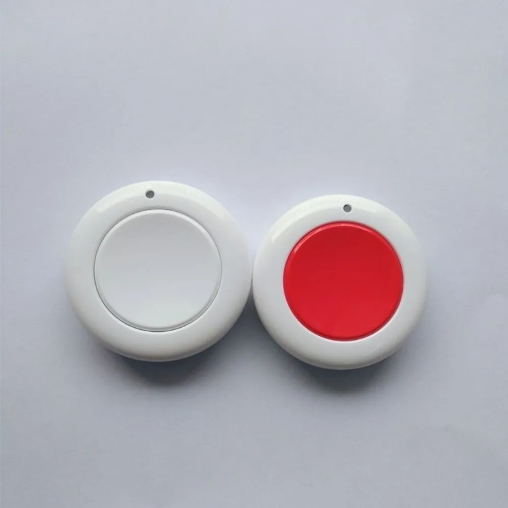 433MHz Wireless RF Remote Control Free to Stick SOS Single Button Remote Control Round No Drill Car Gate Remote Control
