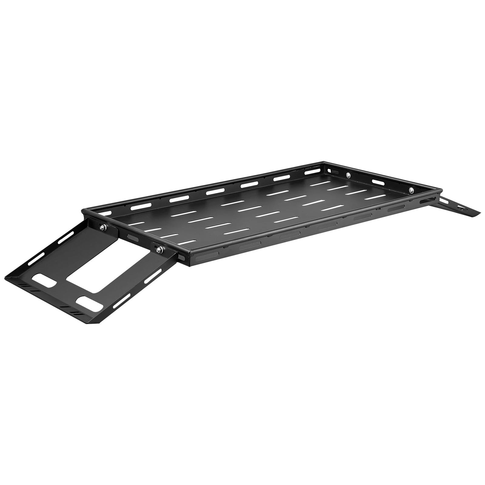 VEVOR Rear Trunk Cargo Rack Fit Jeep Wrangler JK JLU Sky Toyota 4Runner Ford Bronco Carbon Steel Tray with Net Shelf Stand